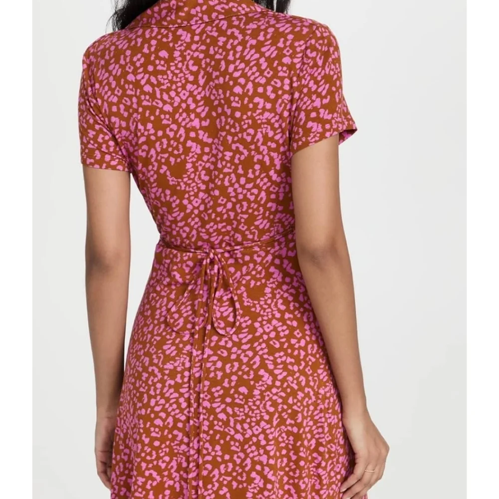 Free People Marsaille Mini Dress - Leopard Print Ruched Cutout - Size M - NWT